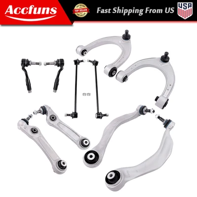 Conjunto de brazo de control delantero y rótula barra estabilizadora para BMW 528i 535d 535i 10 piezas Foto 1 de 4