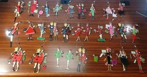 Metall hängende Ornamente Diva Weihnachten Wein Charm Feier Jubel Menge 28 - Bild 1 von 15