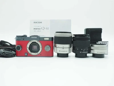 Pentax Q-S1 Digitalkamera Rot 01 02 06 Objektiv Kit 1544 Auslösungen [Near... - Bild 1 von 4