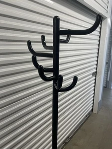 IKEA SMED 1980s Coat Rack Rutger Andersson Sweden in Black - Afbeelding 1 van 8
