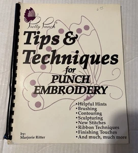 Vintage Pretty Punch Tips Tecniche per Punch Ricamo Libretto Modello Cavaliere - Foto 1 di 4