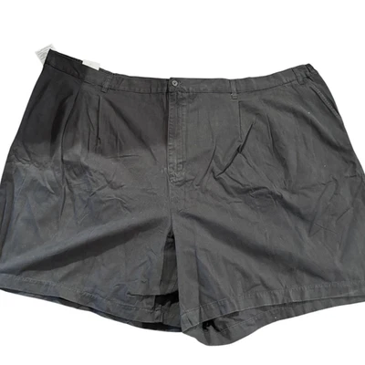 Harbor Bay Hombre Negro Chino Pantalones Cortos Elásticos Cintura Talla 10XL Cintura 58 Nuevo Con Etiquetas Foto 1 de 4