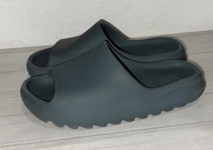 adidas Yeezy Slides Sandals Slate Marine Men’s Size 10 Preowned (NO Box) - Picture 1 of 18