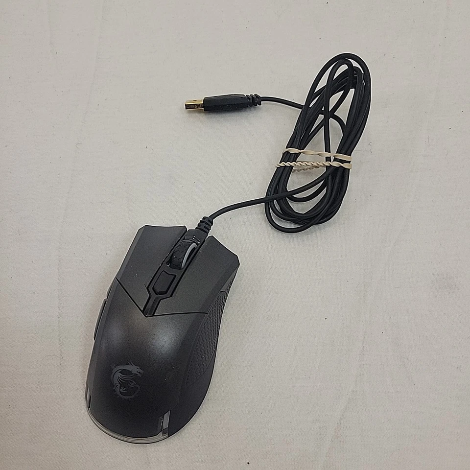 MSI Clutch GM50 Black Optical Sensor 7200 DPI Wired Gaming Mouse - Image 1 of 4