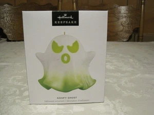 2025 HALLMARK KEEPSAKE HALLOWEEN ORNAMENT GOOFY GHOST MAGIC LIGHT & SOUND - Picture 1 of 15