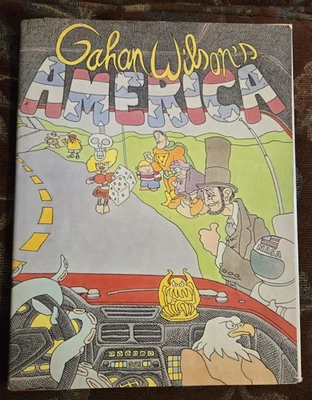 Gahan Wilson's America 1985 Hardback First Edition W/ Dust Jacket HB - Image 1 of 4