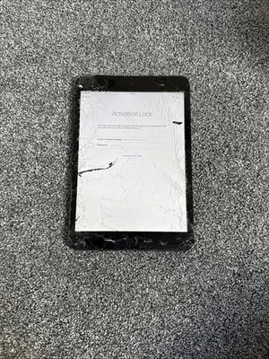 Apple iPad mini 1st Generation A1455 16GB Wi-Fi + Cellular Grey Cracked iCloud - Image 1 of 3