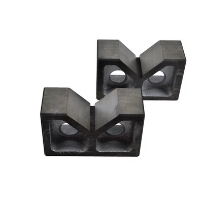 Premium 5" Cast Iron V Block Set for Precision Milling - Image 1 of 3