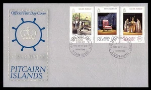 Mayfairstamps Pitcairn Islands FDC 1977 Queen Silver Jubilee Combo First Day Cov - Picture 1 of 2