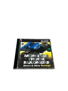 Monster Truck Madness PC Game CD Rom Down And Dirty Racing Microsoft 1996 Works - Picture 1 of 4