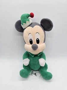 Disney Parks Merchandise Disney Babies Mickey Mouse Christmas Elf 11" Plush - Picture 1 of 11