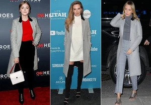 NWT RAG & BONE sz 6 Daine Slim Fit Gray Wool Blend Contrast Collar Tailored Coat - Picture 1 of 11