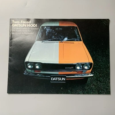 Datsun Bluebird 1400 1970–72 UK Sales Brochure – Standard & Deluxe Models - Image 1 of 4