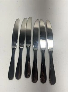 6Oneida Silver Taylor Dinner Knife Knives 18/0 Stainless Set - Picture 1 of 3