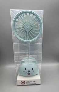 USB Desk Table Dog Fan Mini Portable Personal Fans 7"x3"x3.75" - Picture 1 of 8