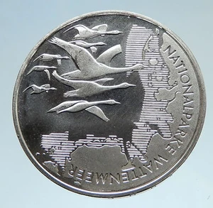 2004 GERMANY Wattenmeer National Park Genuine Silver German 10 Euro Coin i75134 - Picture 1 of 3