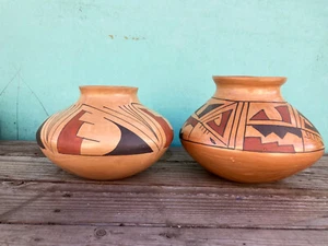 Two Vintage Mata Ortiz Polychrome Bowls/ One Signed — B. Soto - Picture 1 of 7