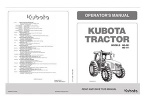 Kubota M5-091 M5-111 Bediener Wartungsanleitung heute geliefert - Bild 1 von 4