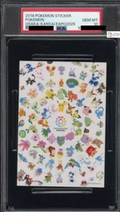PSA 10 Pegatina Pokemon Osaka Kansai EXPO 2025 Japonés Pichu Pichu Mew Eevee - Imagen 1 de 2