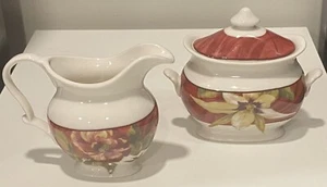 Belize Cream & Sugar Bowl 222 Fifth Avenue in Excellent Used Condition Gorgeous - Picture 1 of 12