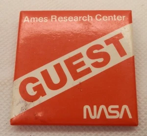 De colección NASA Ames Research Center Invitado Moffett California Pin Back Botón 2" - Imagen 1 de 2