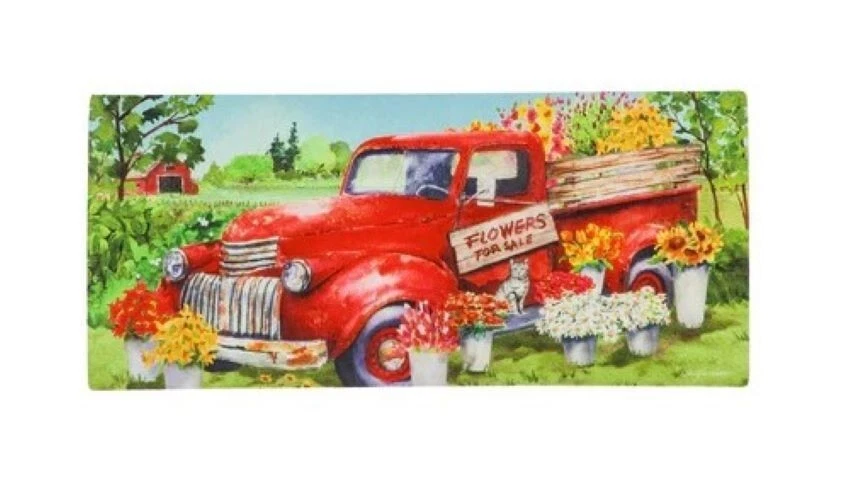 Red Flower Truck Sassafras Switch Mat 22 x 10 - Image 1 of 1