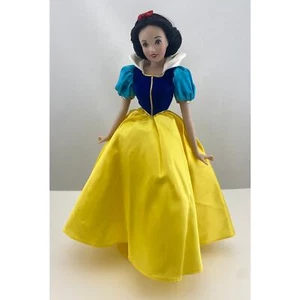 Vtg Franklin Heirloom Dolls Snow White Disney Porcelain 1st Ed 14 In 1992 Stand - Picture 1 of 12