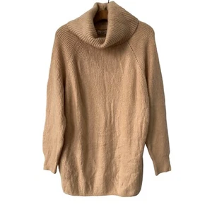 In Loom Turtleneck Long Sleeve Pullover Sweater Long Tunic Womens S Knit Cozy NE - Picture 1 of 6