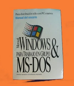 Microsoft Windows MS-DOS Manual y 12 diskette 3.5-Precintado/Certificado SPAIN - Imagen 1 de 2