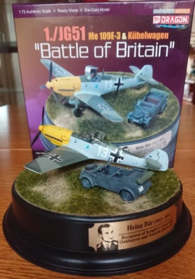 Dragon Wings Warbirds Series 1./JG51 Messerschmitt Me 109E-3 & Kubelwagen 50153 - Image 1 of 4
