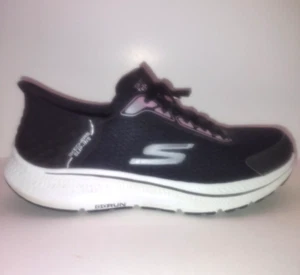 Para Hombres 12 Skechers Slip-ins GO RUN Consistente 2.0 Potenciado Negro Blanco Atlético - Imagen 1 de 12