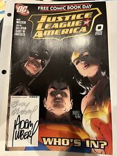 Adam AND Andy Kubert signed JLA Free Comic Book Day Superman Batman Wonder Woman