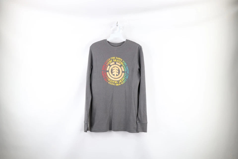 Camiseta De Colección Element Skateboards Para Hombres S Deletreada Térmica Tejido Waffle Manga Larga Foto 1 de 4