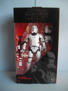 Star Wars figure F.O. Flametrooper The Force Awakens TFA Black Series 6" sealed - Imagen 1 de 11