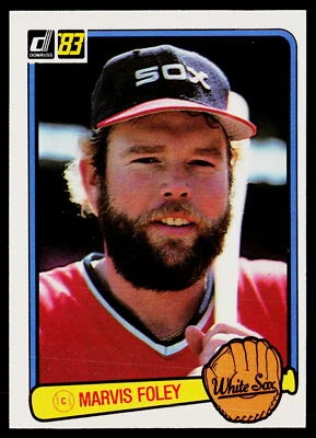 Marvis Foley 1983 Donruss #652 Chicago White Sox - Image 1 of 2