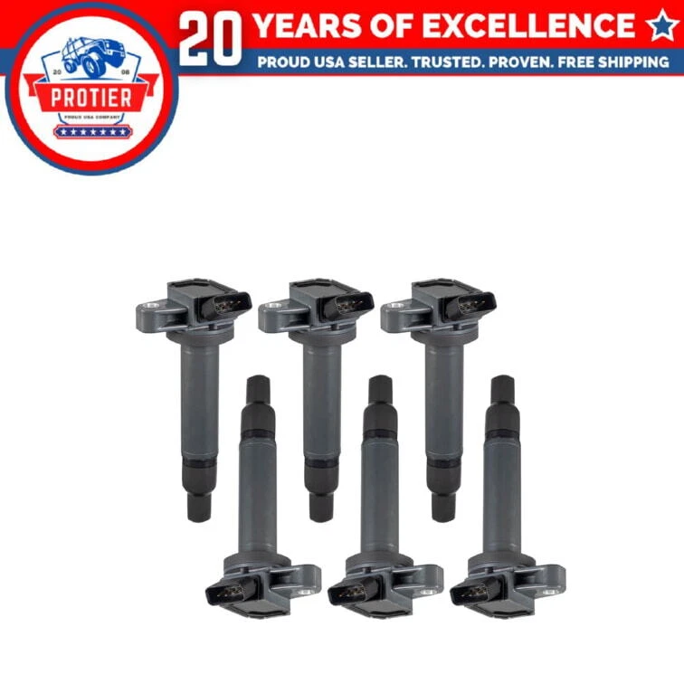 Juego de 6 bobinas de encendido compatibles con Toyota Camry Tacoma Tundra 4Runner Foto 1 de 1