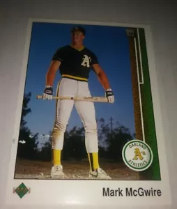 1989 UPPER DECK BASEBALL CARD # 300 MARK Mc GWIRE ; 1B OAKLAND As , MINT ITEM !! - Bild 1 von 3