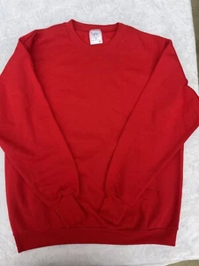 Vintage Delta Fifty Fifty 50-50 Blank Crew neck Pullover Sweater XL Made In USA - Picture 1 of 3