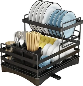 Chandler Sink Rack Stainless Steel Drying Tray Left Right Compact Design - Picture 1 of 10