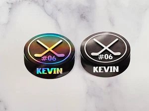 Holographic Custom Ice Hockey Stickers – Sports Decal for Players and Teams - Picture 1 of 7
