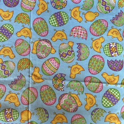 FABRIC Chicks & Easter Egg By VIP Cranston For Quilting, Sewing & Crafts - Image 1 of 4