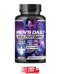 Multivitamin for Men, Mens Multivitamins for Daily Nutritional Support 60 capsul - Picture 1 of 24