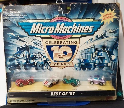 Micro Machines Celebrating 10 Years Best of 87 Sealed NEW LAMBORGHINI Vintage - Image 1 of 4
