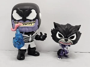 Funko POP! Marvel Venomized Lot Thanos #510 And Rocket #515.  Mf - Picture 1 of 5