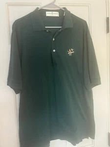 FAIRWAY & GREENE MENS PHILADELPHIA CRICKET CLUB GREEN GOLF SHIRT - SIZE L 0885 - Picture 1 of 8