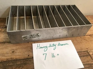 Metal (aluminum) Drawer industrial machinist/aircraft tool drawer 11 Slots - Picture 1 of 7