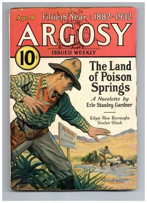 Argosy Part 4: Argosy Weekly Apr 9 1932 Vol. 228 #6 VG+ 4.5 - Image 1 of 3