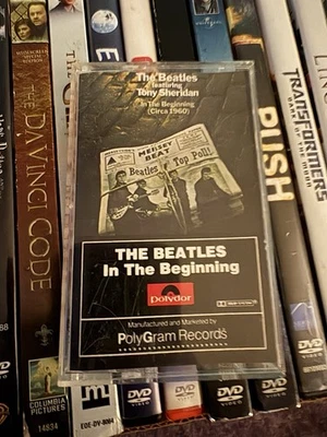 THE BEATLES IN THE BEGINNING FEATURING TONY SHERIDAN CASSETTE TAPE RARE L@@k - Image 1 of 2