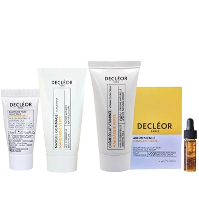 DECLÉOR Decleor Green Mandarine Verte Night Balm ,Vitamin Glow Cream,Essential Oil,Scrub