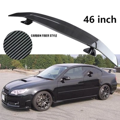 46"Rear Trunk Spoiler Racing Lip GT Wing Carbon Fiber Style For Subaru Legacy Foto 1 de 4